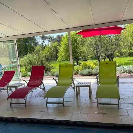 La Meridienne - Piscine Chauffee - Terrasse - Parc Puynormand